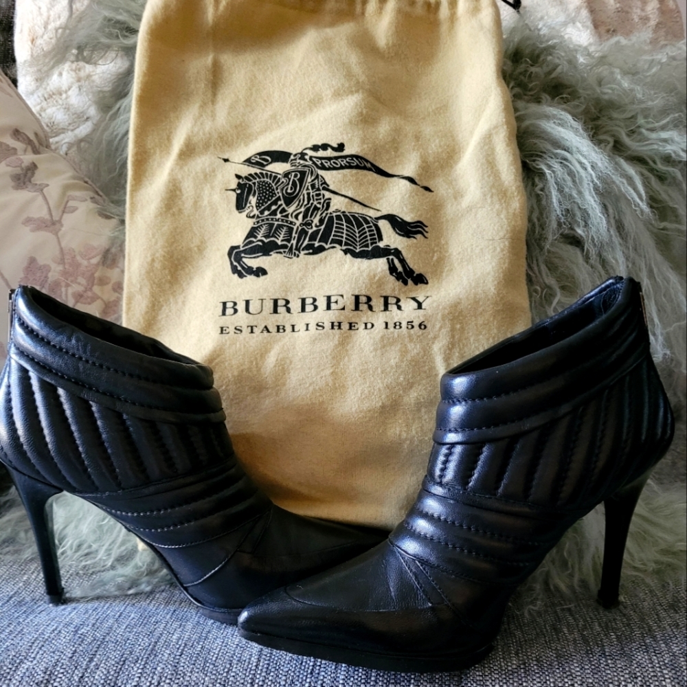 Burberry Quilted Booties